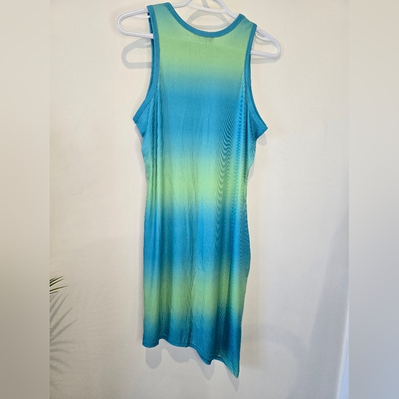 Chic Me ombre asymmetrical mini dress size L - Picture 4 of 6